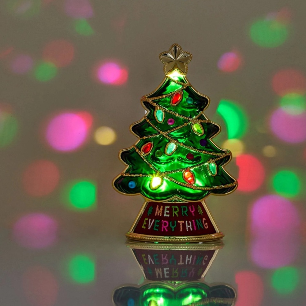 🎄NEW Bath & Body Works Wallflower Plug In Christmas Tree Projector Nightlight